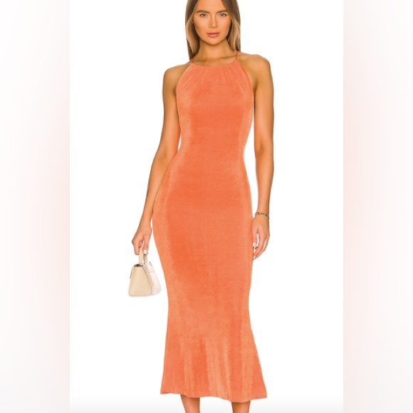 MISHA COLLECTION Dresses & Skirts - MISHA - Greta Dress in Coral Gold